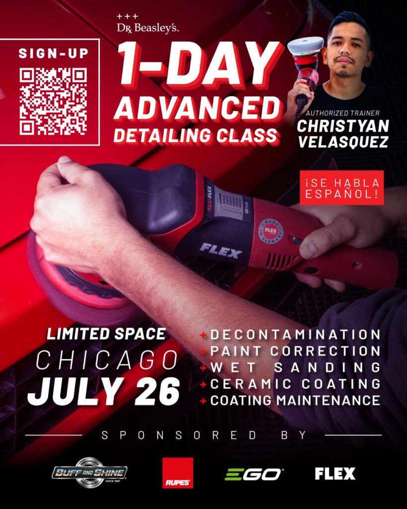 Advanced Detailing Class at Dr. Beasley's in Chicago