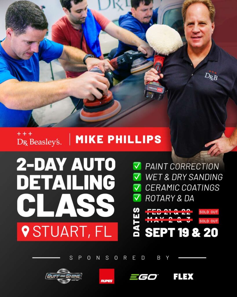 2-Day Paint Correction and Wet Sanding Class in Stuart, Florida