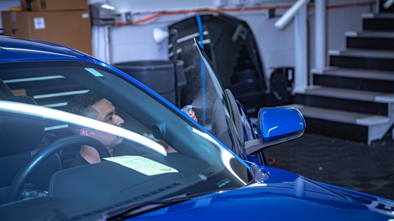 Chicago Window Tinting on Ford Mustang