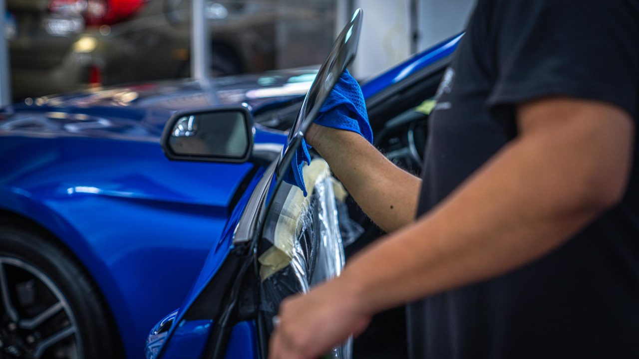 Chicago Window Tinting on Ford Mustang